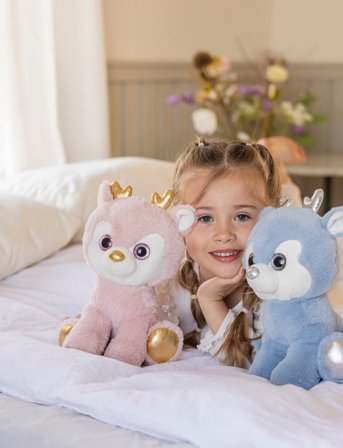 Teddykompaniet Deer, Ronja, Pink - Pink - 25 CM