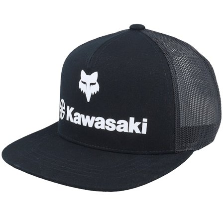 Fox - Black trucker Czapka Z Daszkiem - Kids Fox X Kawi Hat Black Trucker @ Hatstore