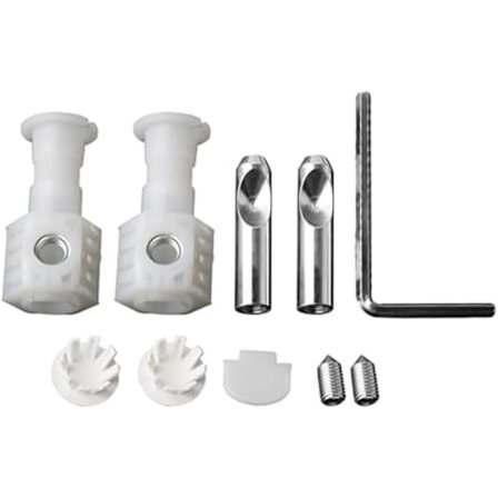 Væghængt toiletsætningssæt Monteringsskruer Universelle vægmonterede fastgørelsesbolte Toiletsæde Fastgørelsesbolte Skruer