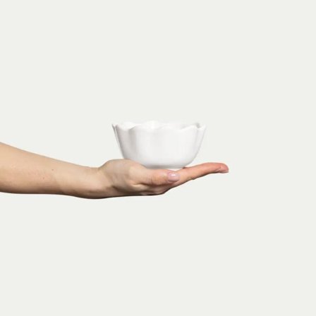 Mateus Oyster Bolle Hvit Ø13