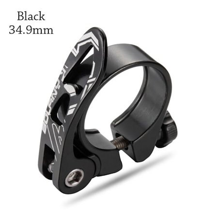Pyörän istuinpidike Polkupyörän satulatolppakiinnikkeet MUSTA 34.9MM
