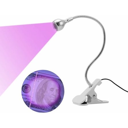 UV Silver UV-behandling USB Lila Lamppärla Hållare Plug and Play 3W USB LED-lampa