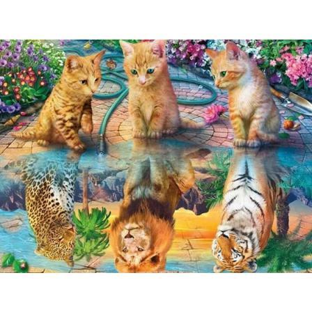 Diamond Painting Fyrkantiga Pärlor 50x70 Cm 5d Diy Små Och Stora Multifärg