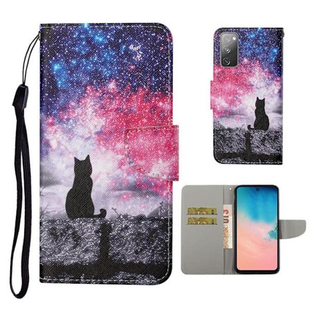 Wonderland Samsung Galaxy S20 FE 5G / S20 Fe Flip Etui - Kat