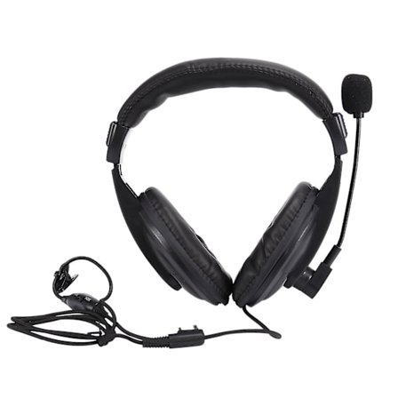For Kenwood Xqf Baofeng Tyt Walkie-talkie Hovedtelefon Bilateral Headset