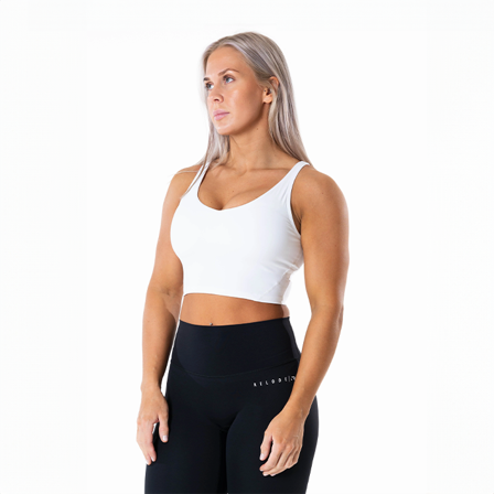 Relode Core V-hals Top Hvid
