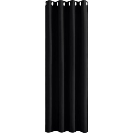 ##/1 svart mörkläggningsgardin - 120 x 180 cm##/