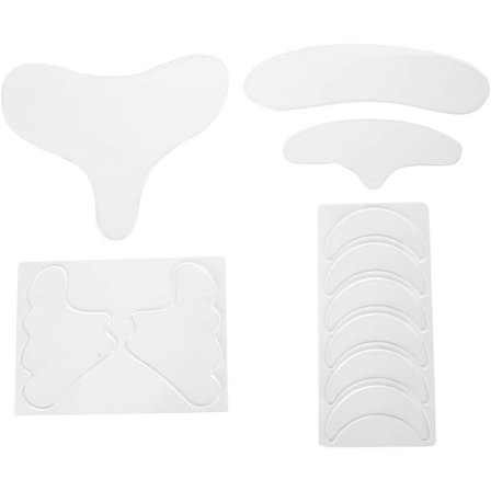 Silikon Anti-Rynke Patches, Gjenbrukbare Anti-Rynke Patches, Ohskin Anti-Rynke Patch, Gjenbrukbare Anti-Rynke Øye Panne Nakke Bryst Pads Klistremerke