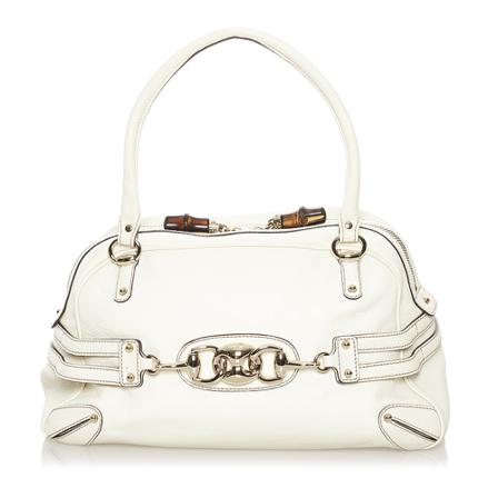 Gucci Vintage Pre-owned Tas , Wit , Dames , Maat: ONE Size Vintage Tassen