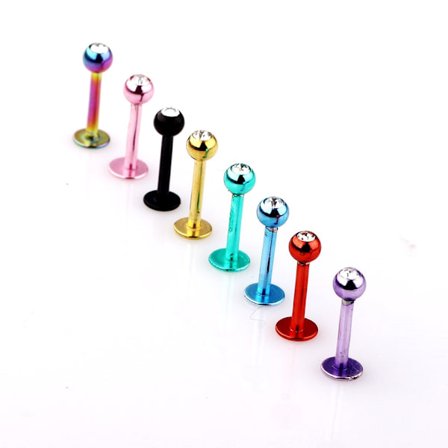 Labret og Lip Piercing 1.2*8*3mm