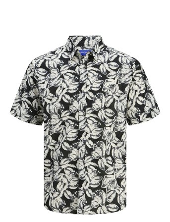 Jorjoshua Split Aop Shirt Ss Jnr Black Jack & J S