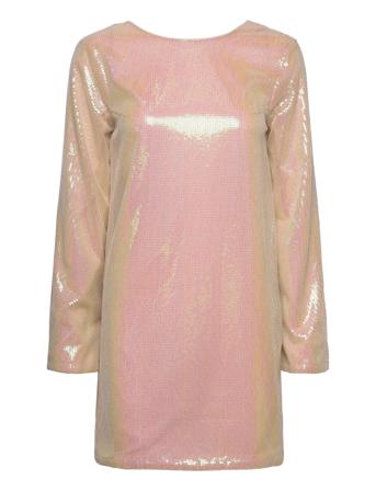 Ennova Ls Dress 7003 Kort Kjole Lyserød Envii