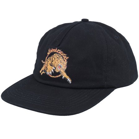Santa Cruz - Salba Tiger Simplified Black Snapback Snapback Black Cap - @ Hatstore