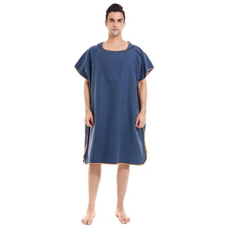 Unisex hupullinen pyyhe Poncho NAVY