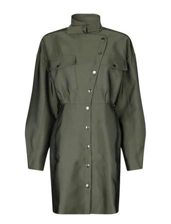 Elegance New Dress Lyhyt Mekko Green Second Female