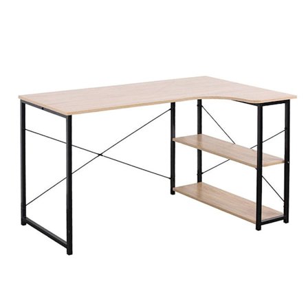 Edge-työpöytä Sonoma musta 120x73x75cm