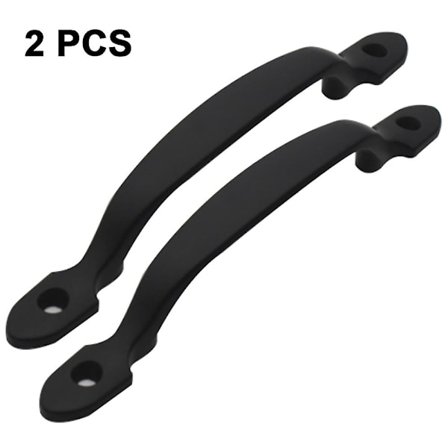 2 st 158mm Drag Dörr Drag Handtag Metall Köksskåp Möbler Garderob Medicin Handtag In Door Hardware Svart