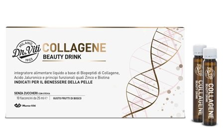 Dr Viti Collagene Beauty Drink - 10 Flaconcini Rivitalizzanti
