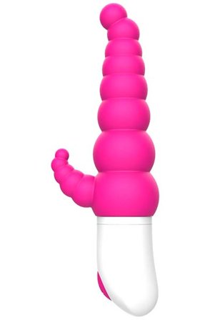 Shand Beaded G-Spot Vibrator Pink 9 Vibrations - Woome.pl