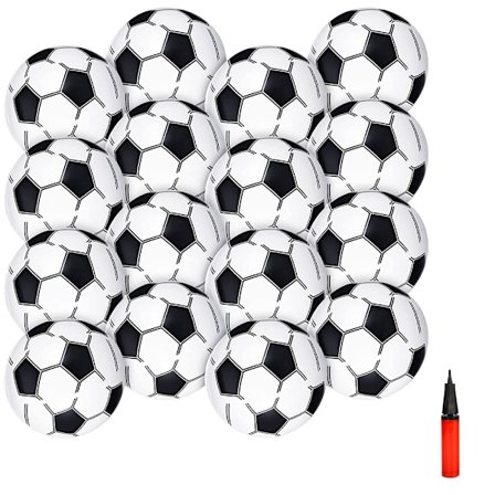 12-pack uppblåsbara strandbollar 11 tum strandfotbollar strandfotboll Gian