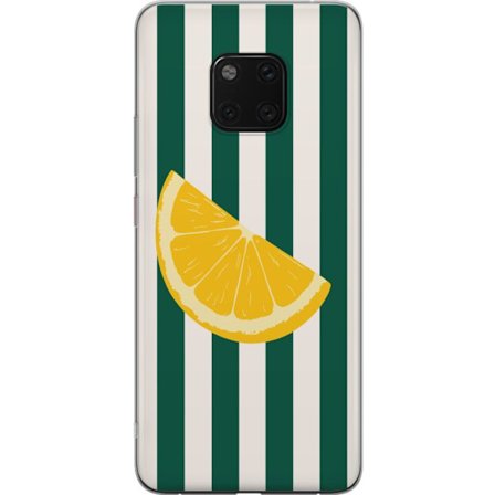 Kompatibelt Mobilskal till Huawei Huawei Mate 20 Pro Citronmönster gul citrusfrukt sommar köksmönster retrodesign tapet inspiration fräsch stil