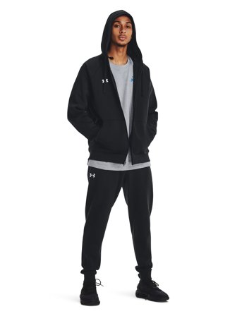 Under Armour Ua Rival Fleece Fz Hoodie - Black - XXL