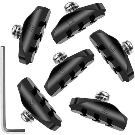 3 Par Bremskluter for Landeveissykkel med 1 Justeringsverktøy