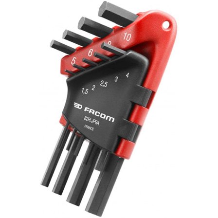 Facom 82H.JP9A Unbrakonøglesæt 9 stk., metrisk, Håndværktøj