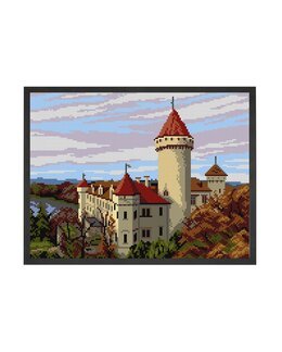 Stickpackung Wandbild Schloss Konopiste