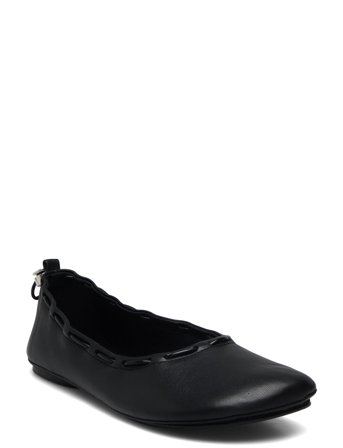 ALOHAS Gill Leather Ballet Flats - Black - 41