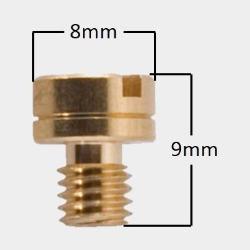 Huvudmunstycke Tec-X, 135, rund, passar Mikuni