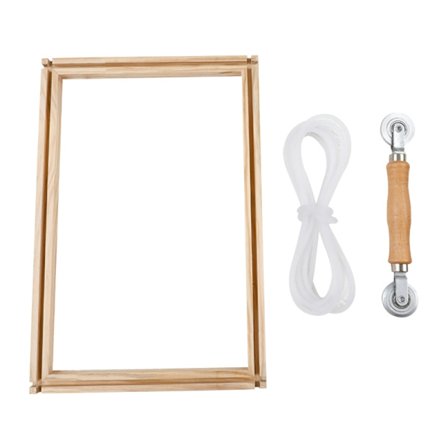 Hands-free korsstygn Hållare Stativ Bok-trä Nålspetshållare Stativ Sömnad Sy Hantverk Broderi Ram Stativ