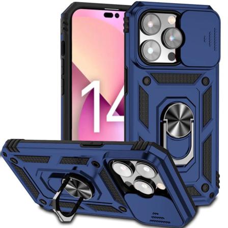 Anti-drop Military-grade Iphone 14 Pro Max Skal - Blå Blå