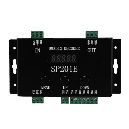 Sp201e Dmx512 Ws2812b Ws2811 Dmx Til Spi Controller Dekoder, understøtter Flere Ics