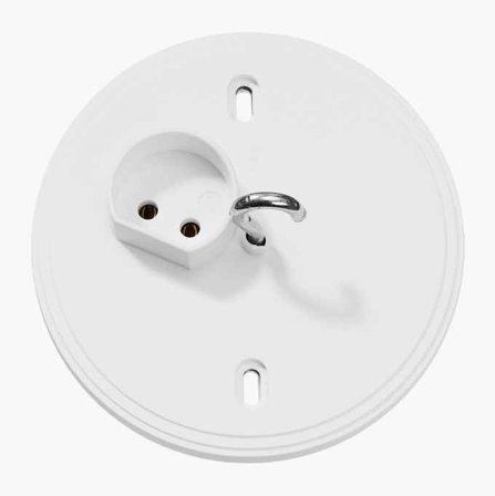 Ungrounded Lamp Socket with Hanging Hook Surface Mounted - Biltema
