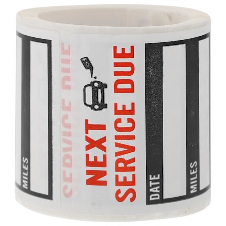 1 Rulla 150 kpl Huoltotarra Tarroja Autoon Ikkunaan Autotarrat