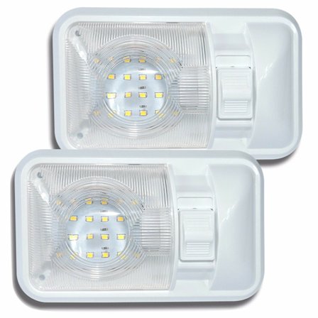 2 stk. 12V LED RV loftslampe RV indvendig belysning til