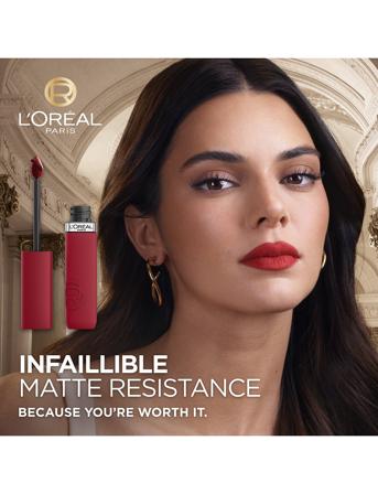 L'oréal Paris Infaillible Matte Resistance 425 Afterwork Drink Lipgloss Sminke Rød L'Oréal Paris*Betinget Tilbud