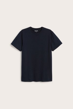 Kappahl | T-skjorte med rund hals | Mørkeblå