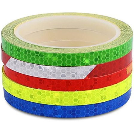 Heijastavat Pyörän Teippi Ycle Heijastavat Tarrat Turvallisuus Heijastavat Teipit Moottoripyörän Tarra Varoitus Koriste