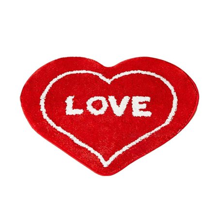 Dekorationsidéer Alla hjärtans dag Matta Tre Storlekar Fuskull Entrédörrmatta Badrum Halkfri Matta Kärleksmönster Alla hjärtans dag Dekoration[HK]