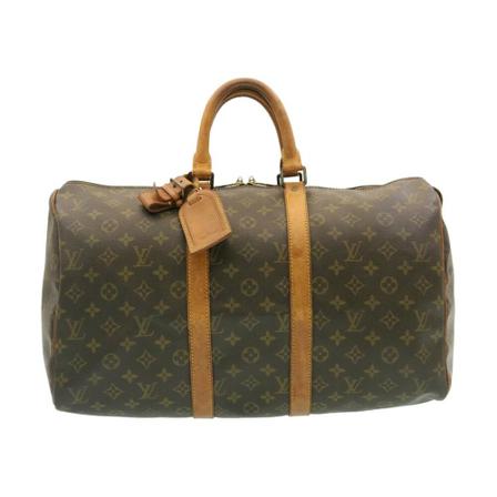 Louis Vuitton Vintage, Pre-owned Keepall 45 Bruin, unisex, Maat:ONE Size