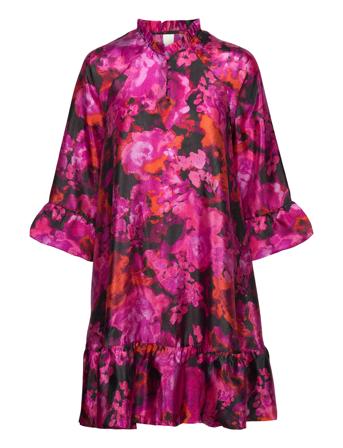 Yastwilightgarden 3/4 Dress - Show Pink YAS