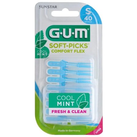 Gum Soft Pick Mint Comfort Flex Small Scovolini 40 Pezzi