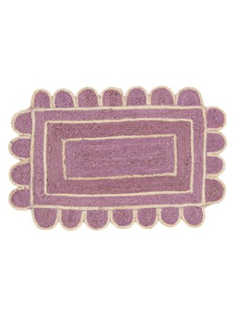 Door Mat Mia Purple/White