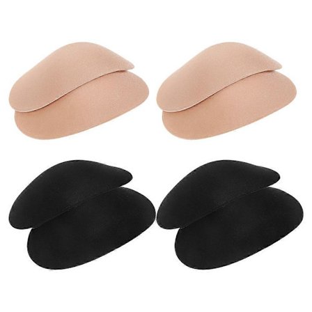 Osynliga tunna axelvaddar för kvinnor och praktiska axlar 4 par Multi