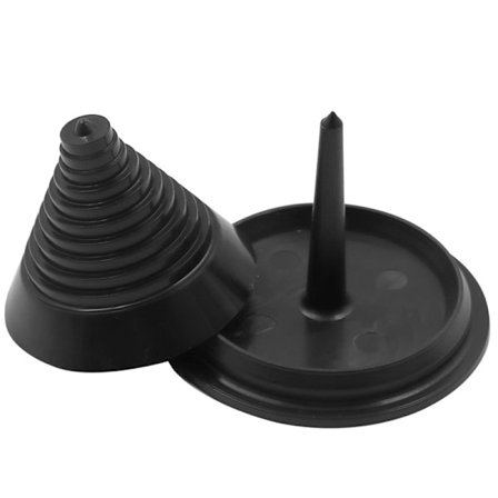 5 kpl mustan värisiä ruohonleikkurin tasapainottajia