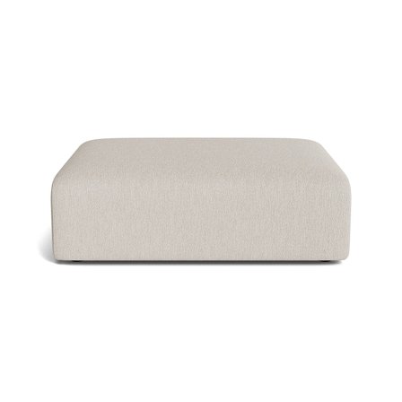 Cloud puf - Alpine Beige - 123x110x40cm - Komfortabel og stilfuld puf til stuen - Perfekt som fodskammel eller ekstra siddeplads