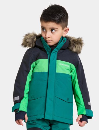 Didriksons Bjrven Kids Parka 2 - Green - 80