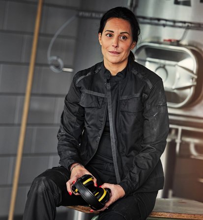 Arbetskläder Fristads Dam Green jacka 4689 GRT, dam, Svart